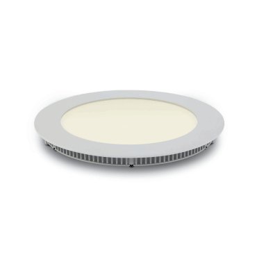 ONE Light Round Recessed Panel - Deckeneinbauleuchte - Ø 17,3 x 2,2 cm - 12W LED inkl. - IP40 - weiß - warmweiße Lichtfarbe