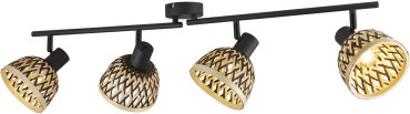 Searchlight Lance - Aufbaustrahler 4L - 94 x 13 x 22 cm - schwarz