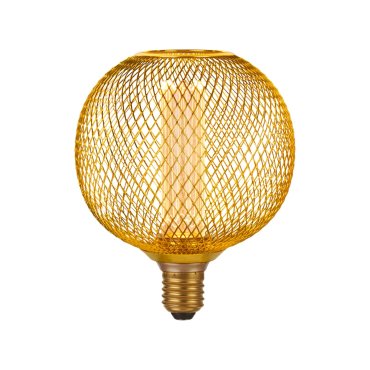 Searchlight Deco LED - Ø 12 x 15 cm - E27 - 3,5W dimmbar - 1800K - gold