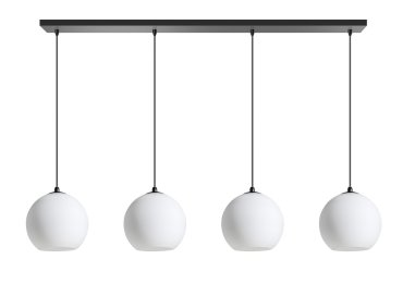 ETH Orb Opal - hängeleuchte - 120 x 25 x 200 cm - schwarz und weiß