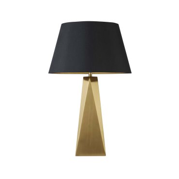 Searchlight Maldon - Tischleuchte - Ø 33 x 58 cm - schwarz und gold