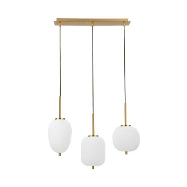Nova Luce Lato - Hängeleuchte - 53 x 9 x 120 cm - Messing antik