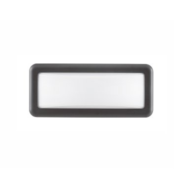 Nova Luce Pulsar - Außenwandleuchte - 23 x 10 x 6,5 cm - 6W LED inkl. - IP54 - weiß und dunkelgrau