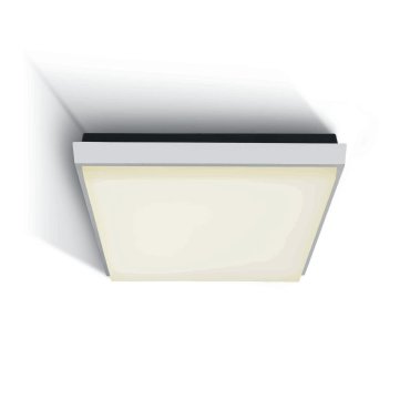 ONE Light Outdoor Slim LED - Außen-Deckenleuchte - 23,8 x 23,8 x 4,6 cm - 25W LED inkl. - IP54 - weiß