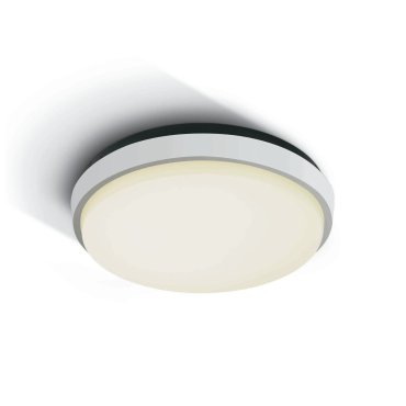 ONE Light Outdoor Slim LED - Außen-Deckenleuchte - Ø 23,8 x 4,6 cm - 20W LED inkl. - IP54 - weiß