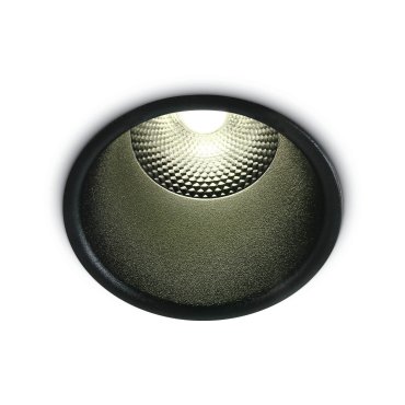 ONE Light Dark Light Pro Range - Einbaustrahler - Ø 75 mm, Ø 68 mm Einbaumaß - inkl. 10W LED - schwarz