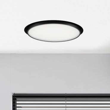 Nova Luce Perfect Profile Trimless - Einbaustrahler - Ø 600 mm, 670 mm Einbaumaß - 40W dimmbare LED inkl. - 3000K - schwarz