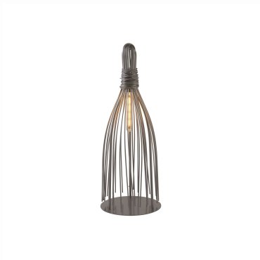 Searchlight Caraffe - Tischleuchte - 78 cm - grau