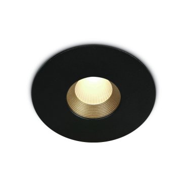 ONE Light COB Range Einbaustrahler - Ø 88 mm, Ø 75 mm Einbaumaß - 8W LED inkl. - IP54 - schwarz