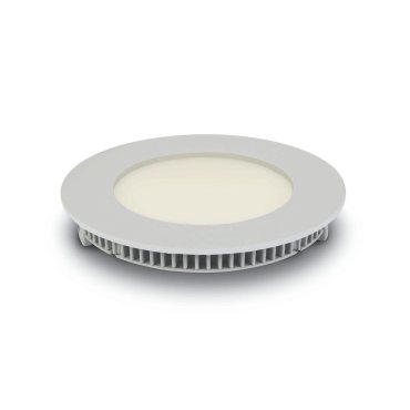 ONE Light Round Recessed Panels - Einbaustrahler - Ø 120 mm, Ø 108 mm Einbaumaß - 8W LED inkl. - IP40 - weiß - weiße Lichtfarbe