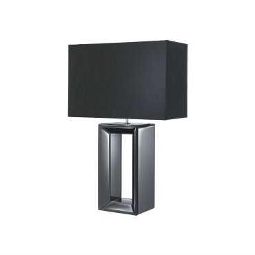 Searchlight Mirror - Tischleuchte - 58 cm - schwarz