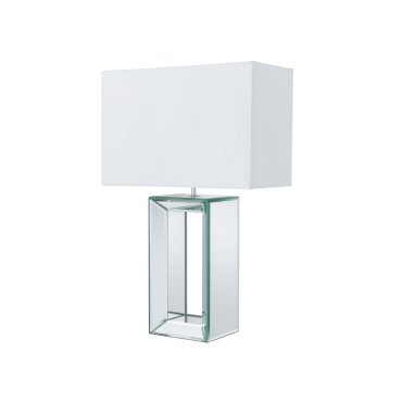 Searchlight Mirror - Tischleuchte - 58 cm - weiß