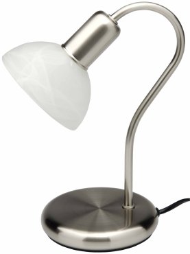 Brilliant Pearl - Tischleuchte - 25 cm - Chrom satiniert