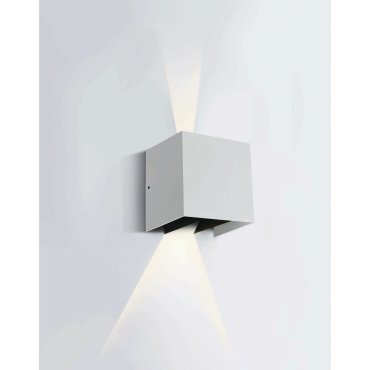 ONE Light Indoor/Outdoor Adjustable Beams - Außenwandleuchte - 14 x 10,5 x 14,5 cm - 2 x 3W LED inkl. - IP54 - weiß