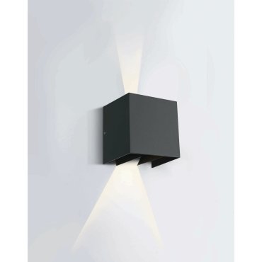 ONE Light Indoor/Outdoor Adjustable Beams - Außenwandleuchte - 14 x 10,5 x 14,5 cm - 2 x 3W LED inkl. - IP54 - anthrazit