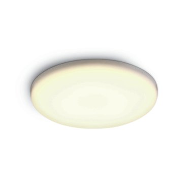 ONE Light Frameless Range - Außen-Deckenleuchte - Ø 10 x 2,2 cm - 8W LED inkl. - IP65 - weiß - weiße Lichtfarbe