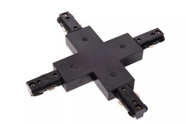 Lucide Track X-Kupplung - 1-Phasen-Schienensystem - 230V - Schwarz