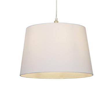Kegelförmiger Lampenschirm Clyde Searchlight - Ø 40 x 26 cm - weiß