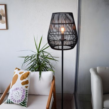 Lucide Nerida - Außen-Stehleuchte - Ø 35 x 154 cm - IP44 - schwarz