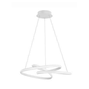 Nova Luce Menton - Hängeleuchte - Ø 52 x 120 cm - 43W dimmbare LED inkl. - sandweiß