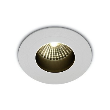 ONE Light Dark Light Range - Einbaustrahler - Ø 70 mm, Ø 60 mm Einbaugröße - 7W LED inkl. - IP65 - weiß - Lichtfarbe warmweiß