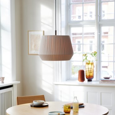 Nordlux Dicte 40 - Hängelampe - Ø 40 x 28 cm - beige