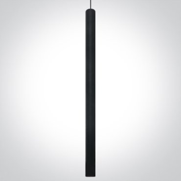 ONE Light Spots auf Schiene - Pendelleuchte - Dreiphasen-Schienensystem - Ø 3,2 x 60 cm - 8W LED inklusive - schwarz