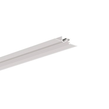 Klus MICRO-30DEG-KOZ - Eingebautes LED Profil mit einem schrägen Lichtwinkel von 30 Grad - 5,75 x 1,12 cm - Aluminium