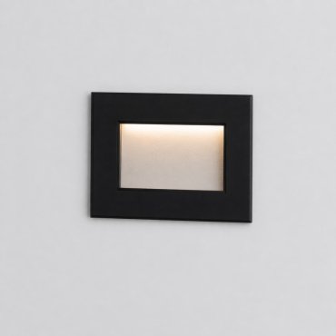 Nova Luce Olin - Wandeinbauleuchte - 10,2 x 7,8 x 5,8 cm - 3W LED inkl. - IP65 - dunkel anthrazit