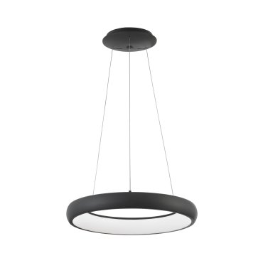 Nova Luce Albi - Pendelleuchte - Ø 41 x 120 cm - 32W dimmbare LED inkl. - Sand schwarz