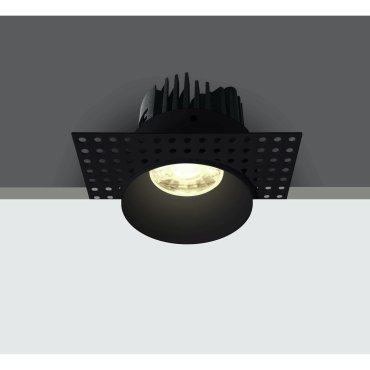 ONE Light Trimless Range - Einbaustrahler - Ø 66 mm, Ø 83 mm Einbaumaß - 7W LED inkl. - IP54 - schwarz
