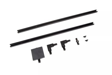 Lucide Track Starter Set - 1-Phasen-Schienensystem - 2 Meter - 220V - Schwarz