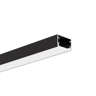 KLUS Glaza-ll - LED-Profil - 2,62 x 1,62 cm - schwarz