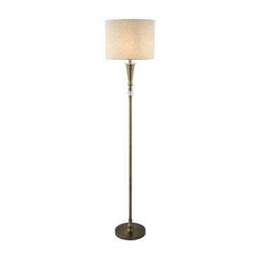 Searchlight Oscar - Stehleuchte - 165 cm - Messing antik