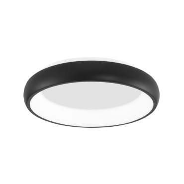 Nova Luce Albi - Deckenleuchte - Ø 41 x 8,5 cm - 32W dimmbare LED inkl. - Sand schwarz