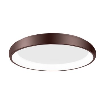 Nova Luce Albi - Deckenleuchte - Ø 61 x 8,5 cm - 50W dimmbare LED inkl - braun