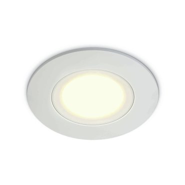 ONE Light Bathroom Range - Einbaustrahler - Ø 85 mm, Ø 68 mm Einbaumaß - 6W LED inkl. - IP65 - weiß - Lichtfarbe weiß