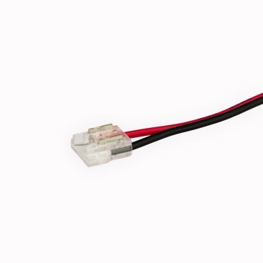 Leuchtenkönig - Verbinder mit 15 cm Kabel - für einfarbigen 8 mm SMD-LED-Streifen