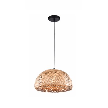 Nova Luce Scarlet - Hängeleuchte - Ø 39 x 120 cm - braun und schwarz