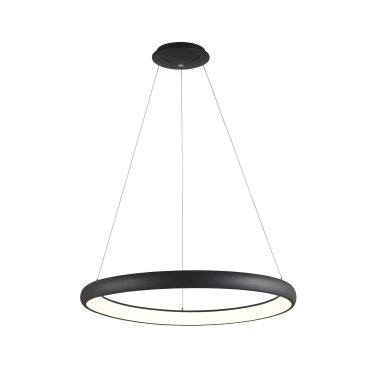 Nova Luce Albi - Hängeleuchte - Ø 81 x 120 cm - 80W dimmbare LED inkl. - schwarz