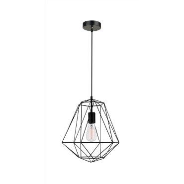 Nova Luce Pietra - Hängeleuchte - Ø 35 x 120 cm - schwarz