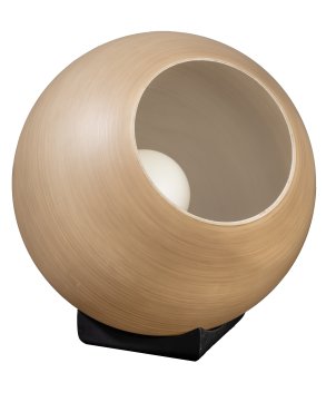 ETH Orb Saturn - tischleuchte - Ø 35 x 41 cm - schwarz und taupe