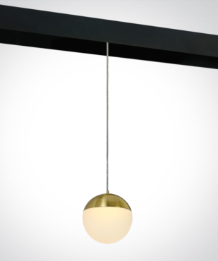 ONE Light Magnetschienensystem MINI, MIDI &amp; MAXI - Hängeleuchte - Ø 9,3 x 150 cm - 10W LED inkl. - gold