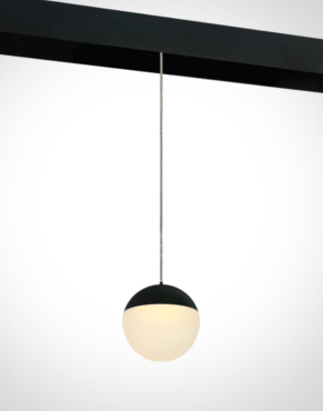 ONE Light Magnetschienensystem MINI, MIDI &amp; MAXI - Hängeleuchte - Ø 9,3 x 150 cm - 10W LED inkl. - schwarz