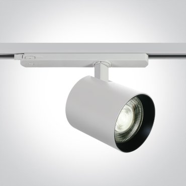 ONE Light Cob Led Pro - Stromschienenstrahler - 3-Phasen-Schienensystem - Ø 10 x 10 cm - 35W dimmbare LED inkl. - weiß