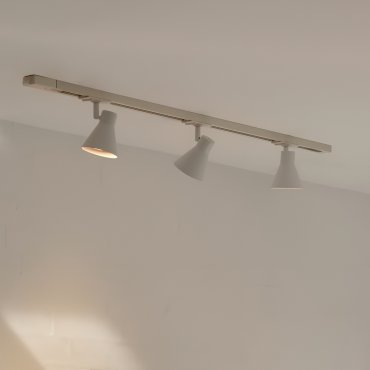 Nordlux Eik Link 3-Kit + 1M Rail - Schienenstrahler GU10 - Ø 8,5 x 16 cm - weiß