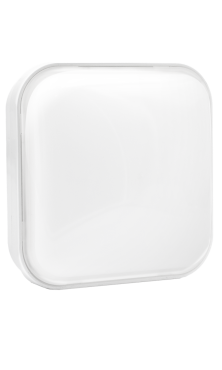 Century Italia Simply - Wand-/Deckenleuchte - 22 x 7,3 x 22 cm - 24W LED inkl. - IP65 - weiß
