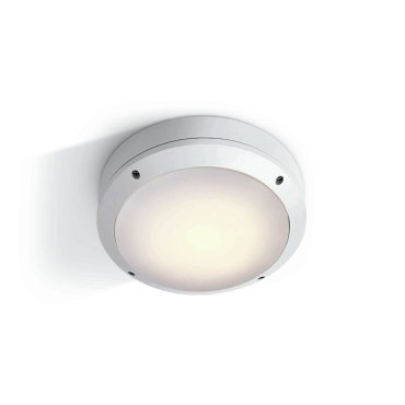 ONE Light Round E27 Outdoor - Außen-Decken-/Wandleuchte - Ø 26,5 x 8,8 cm - IP54 - weiß