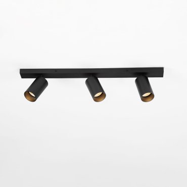 Nova Luce Zelos - Aufbaustrahler 3L - 60 x 13,7 x 6 cm - Sand schwarz
