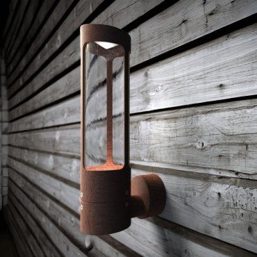 Nordlux Helix - außenwandleuchte - Ø 8 x 32,5 x 14 cm - IP44 - corten